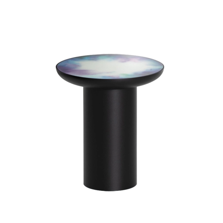 Table d'appoint guéridon FRANCIS Aquarelle bleu-violet PETITE FRITURE