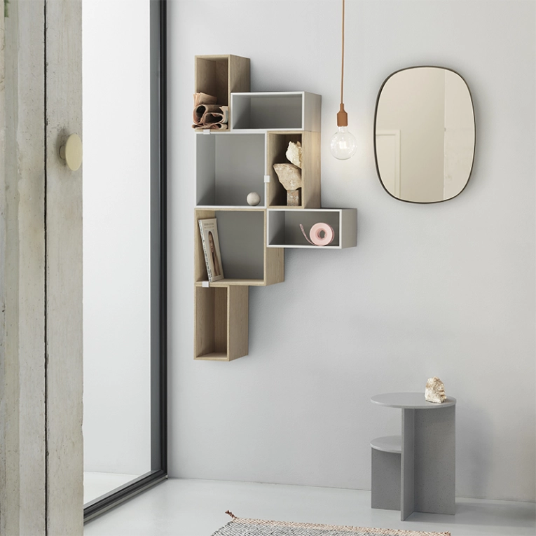 Etagère MINI STACKED Vert brun MUUTO