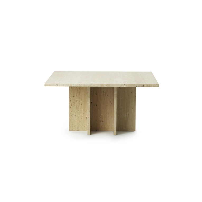 Table basse EDGE Large Travertin Normann Copenhagen