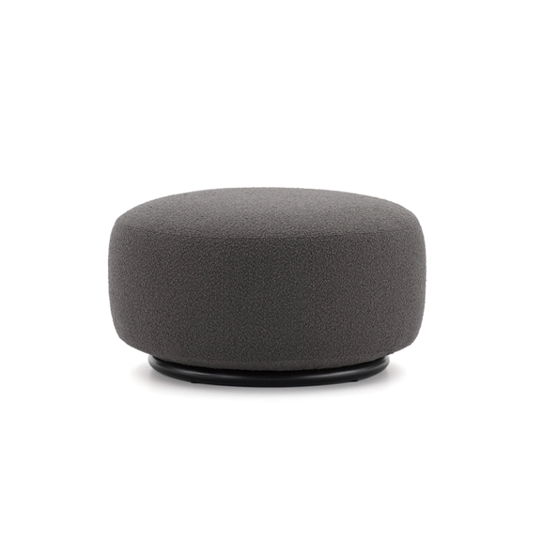 Pouf K-WAIT Bouclé Bouclé gris KARTELL