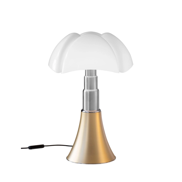 Lampe à poser PIPISTRELLO MEDIO Laiton satiné MARTINELLI LUCE