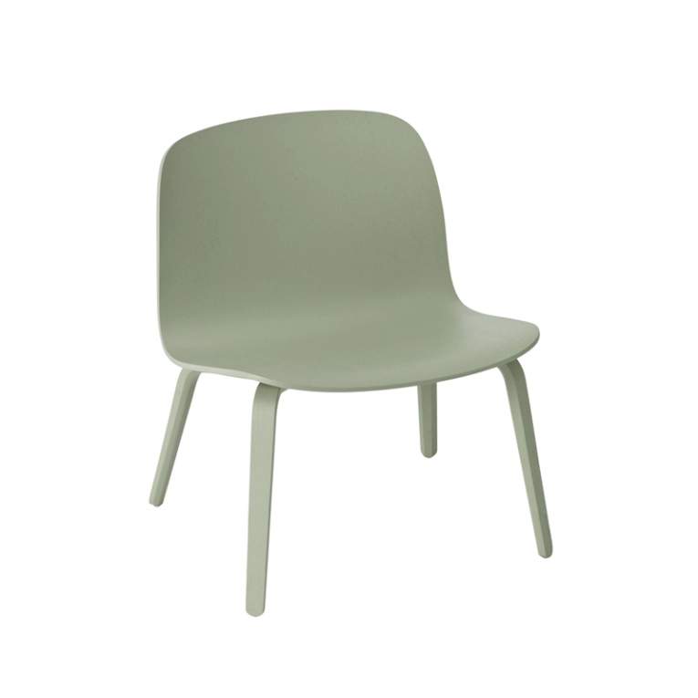 Fauteuil VISU LOUNGE Vert cendré MUUTO
