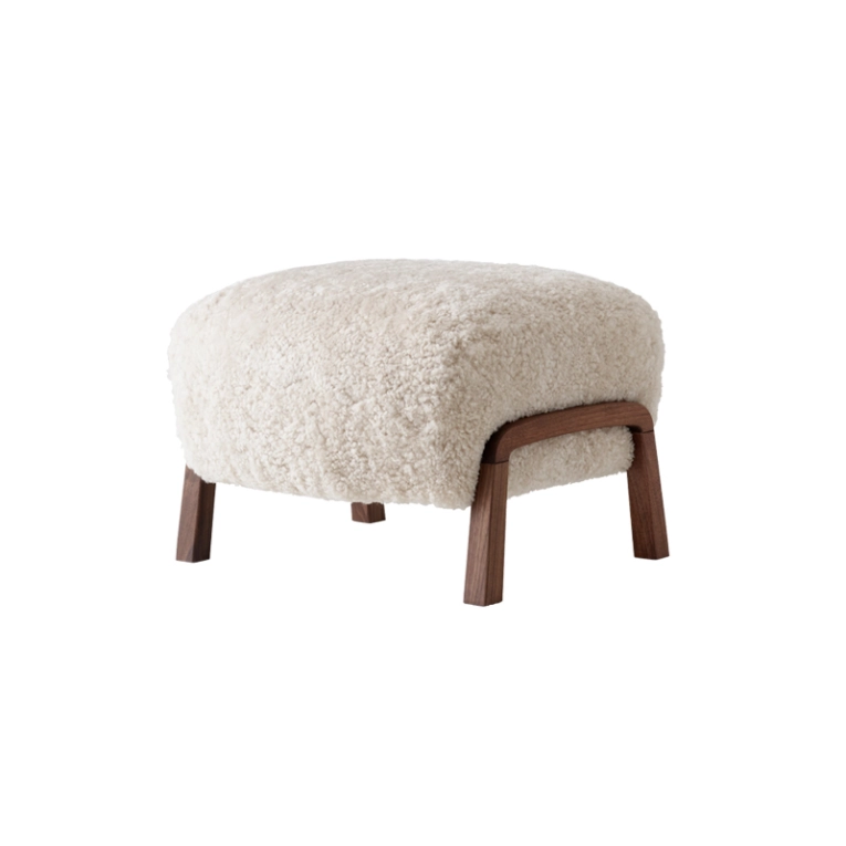 Pouf WULFF ATD3 Sheepskin Moonlight AND TRADITION