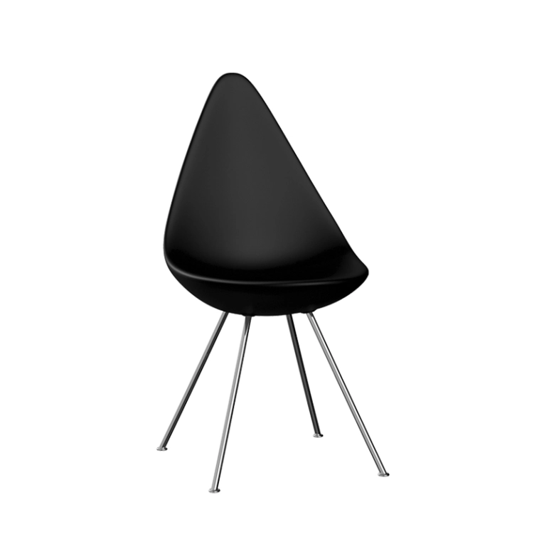 Chaise DROP Noir FRITZ HANSEN