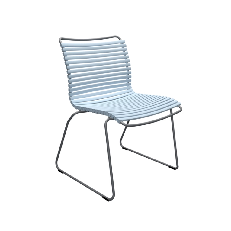 Chaise extérieur Chaise CLICK Bleu clair HOUE