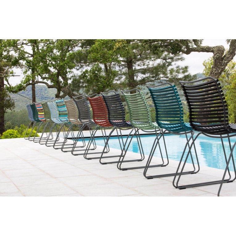 Chaise extérieur Chaise CLICK Vert olive HOUE