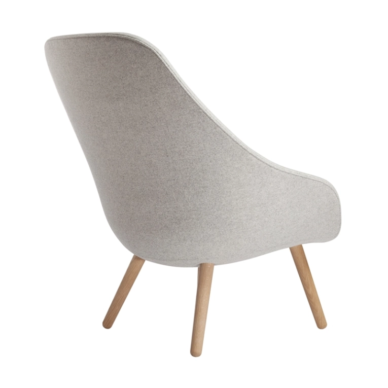 Fauteuil ABOUT A LOUNGE CHAIR AAL 92 Gris 120 HAY