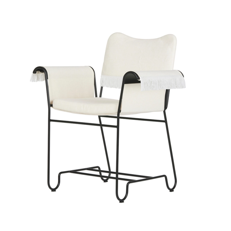 Fauteuil extérieur TROPIQUE avec franges Limonta Udine 06 GUBI