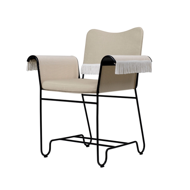 Fauteuil extérieur TROPIQUE avec franges Limonta Udine 12 GUBI