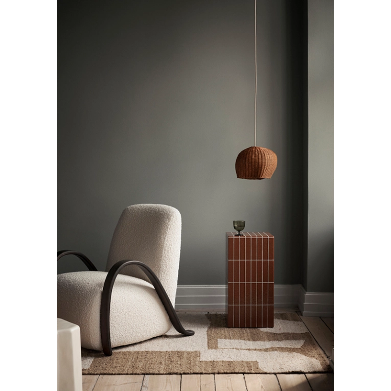 Tapis Tapis PIECE 140x200 Blanc cassé/ toffee FERM LIVING