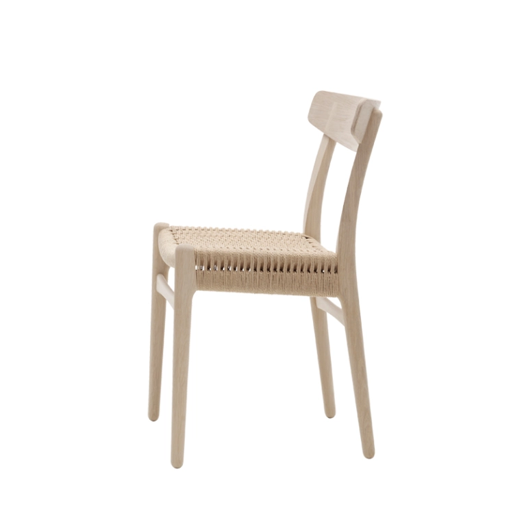 Chaise CH23 Chêne savonné/ corde naturelle CARL HANSEN