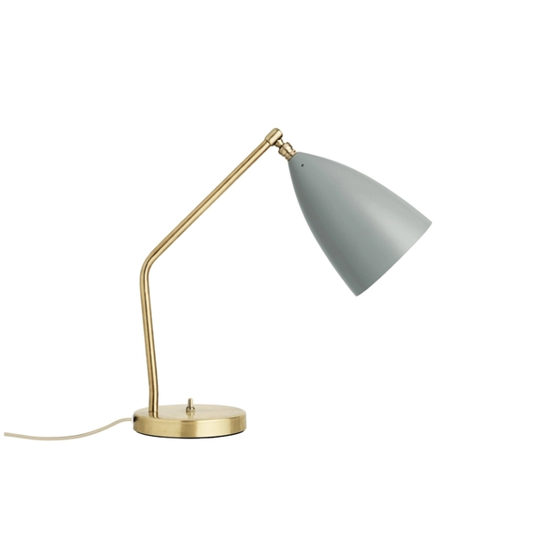Lampe de bureau GRÄSHOPPA TASK Bleu gris GUBI