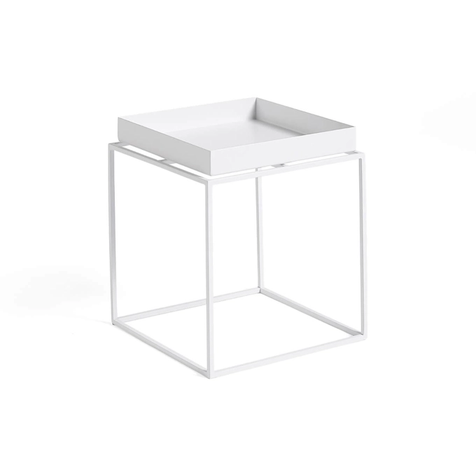 Table basse TRAY 30 x 30 Blanc HAY