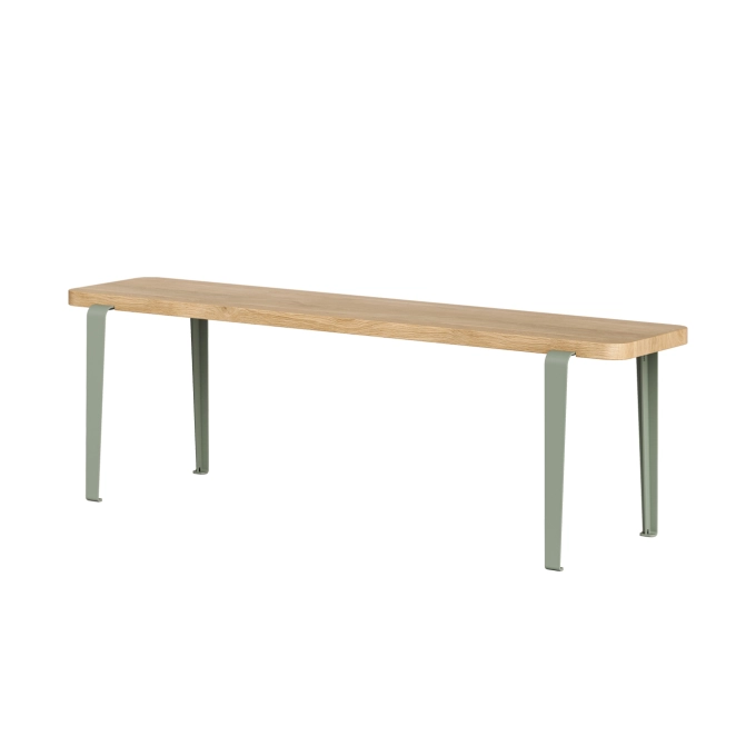 Designer Bench LOU Oak/Eucalyptus Gray L 140 TIPTOE