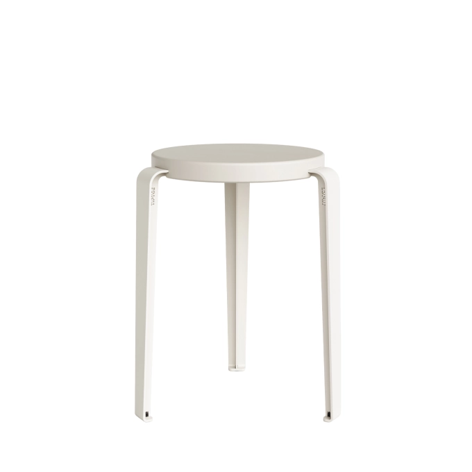 Tabouret LOU CHROMA Blanc Crème TIPTOE