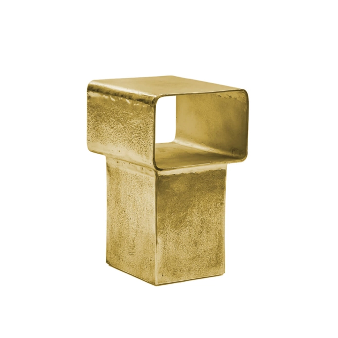 Table d'appoint guéridon KIRA 43 Gold GERVASONI