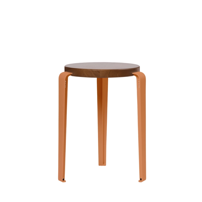 Stool LOU Tinted Oak/Tangerine Red TIPTOE