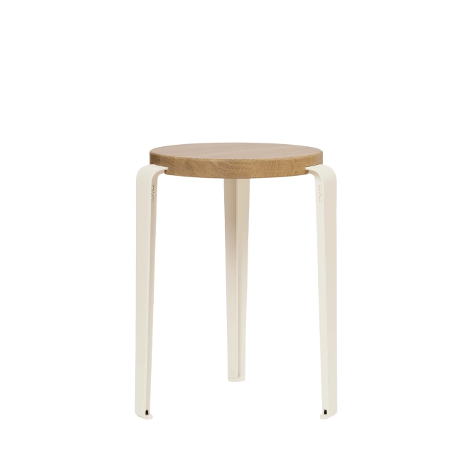 Stool LOU Oak/Cream White TIPTOE