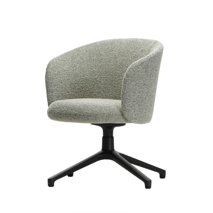 Fauteuil MIKADO LOW Nubia ivoire/ forêt VITRA