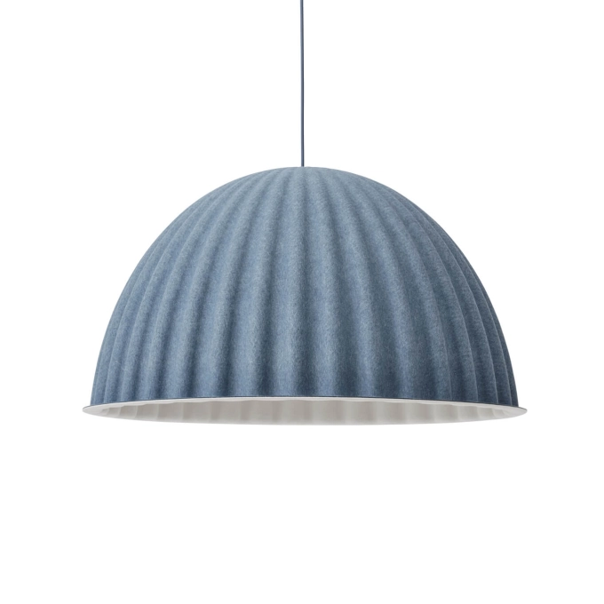 Suspension UNDER THE BELL Ø 82 Bleu Gris MUUTO