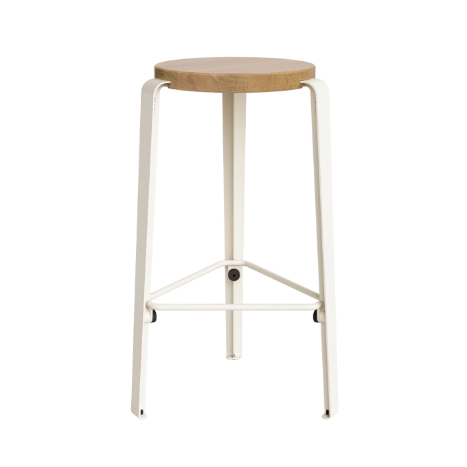 Bar Stool MI LOU Oak/Cream White TIPTOE