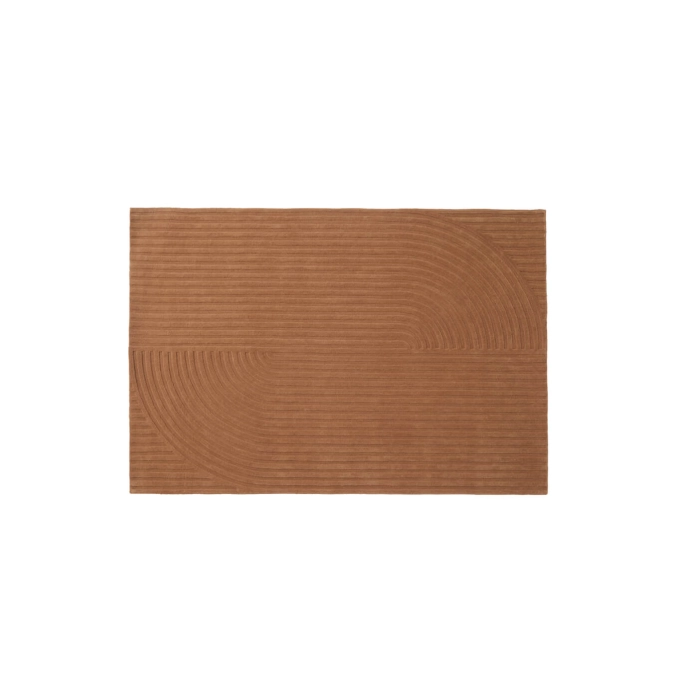 Tapis RELEVO QUATTRO 170x240 Orange brûlé MUUTO