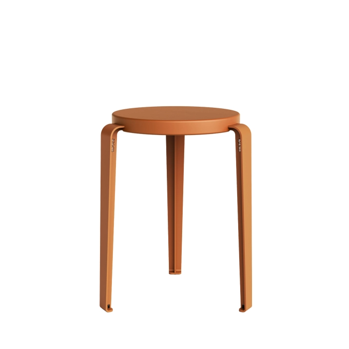 Tabouret LOU CHROMA Rouge Tangerine TIPTOE