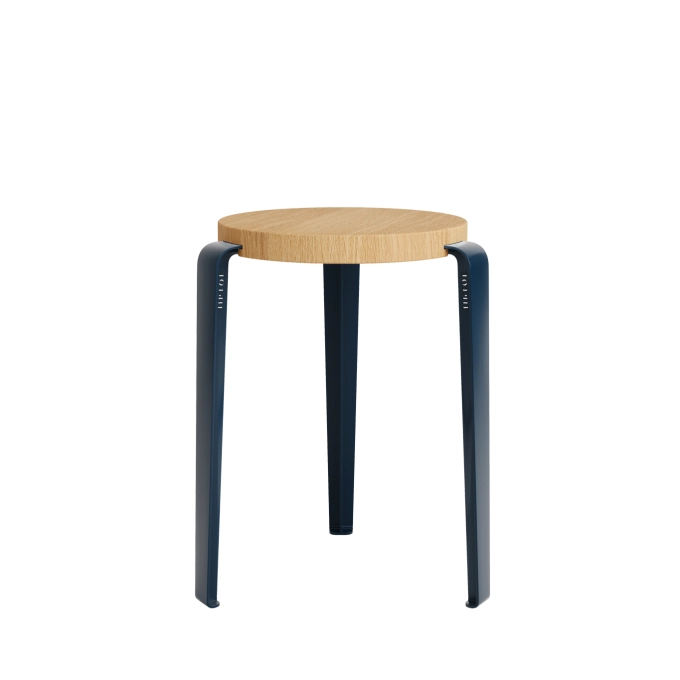 Stool LOU Oak/Midnight Blue TIPTOE