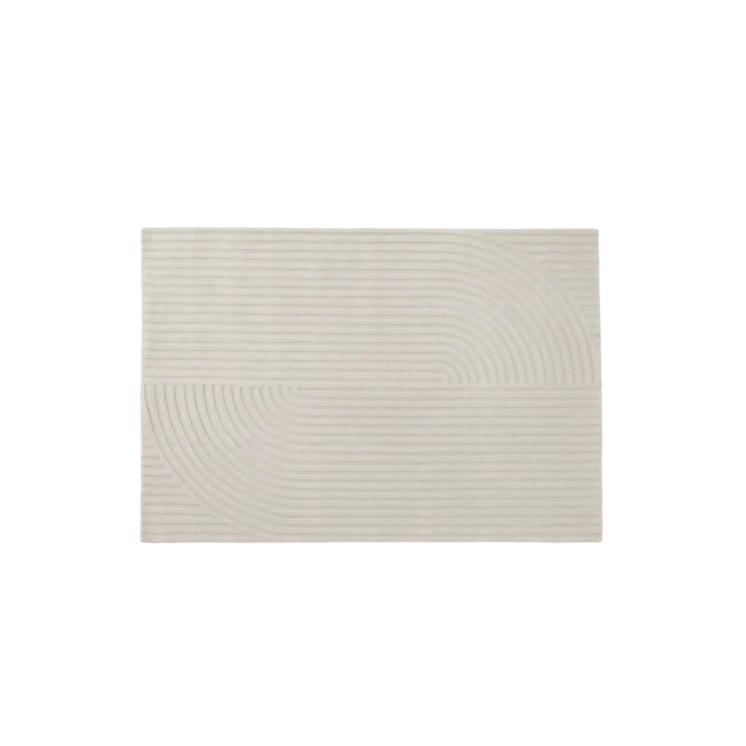 Tapis RELEVO QUATTRO 170x240 Blanc cassé MUUTO