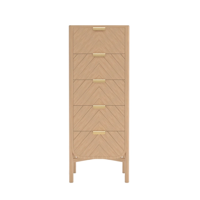 Meuble de rangement Chiffonnier MARIUS Chêne HARTO