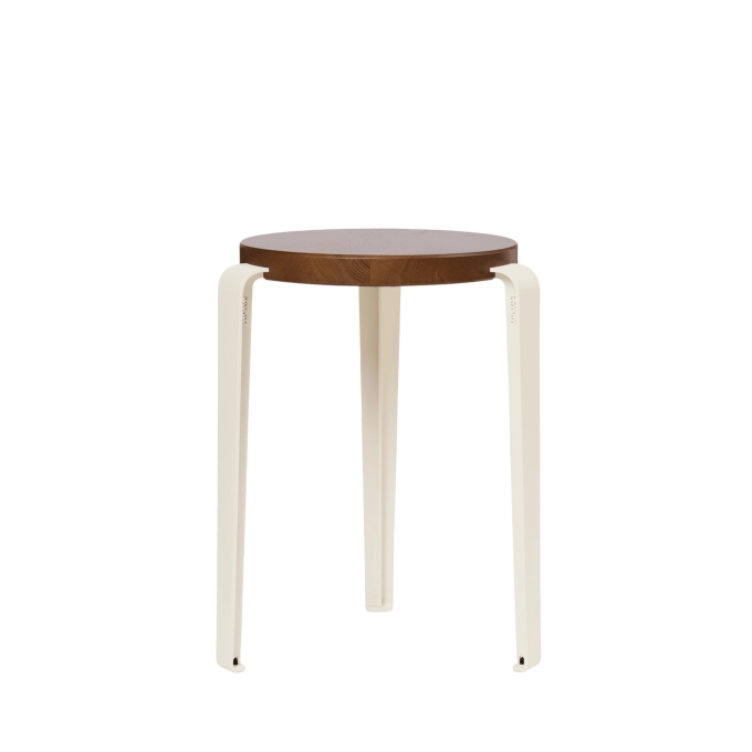 Stool LOU Tinted Oak/Cream White TIPTOE