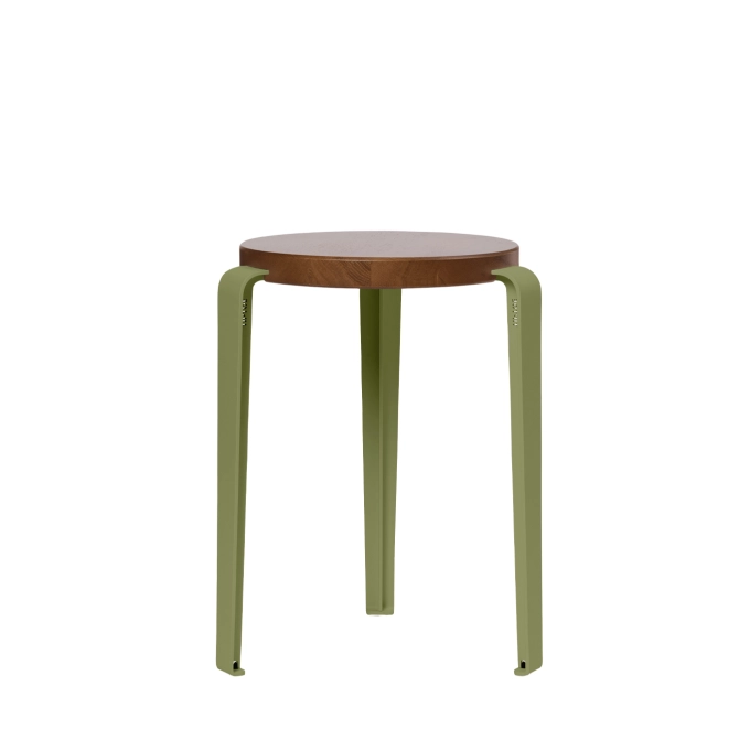 Stool LOU Tinted Oak/Khaki Green TIPTOE