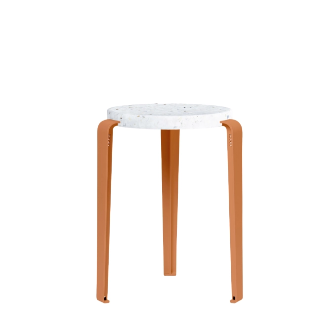 Tabouret LOU Venezia/Rouge Tangerine TIPTOE
