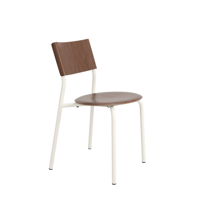 Outdoor Chair and Small Lounge Chair SSD Walnut Cream White TIPTOE
