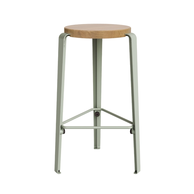Bar Stool MI LOU Oak/Eucalyptus Grey TIPTOE