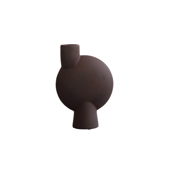 Vase SPHERE BUBL medio Chocolat 101 COPENHAGEN