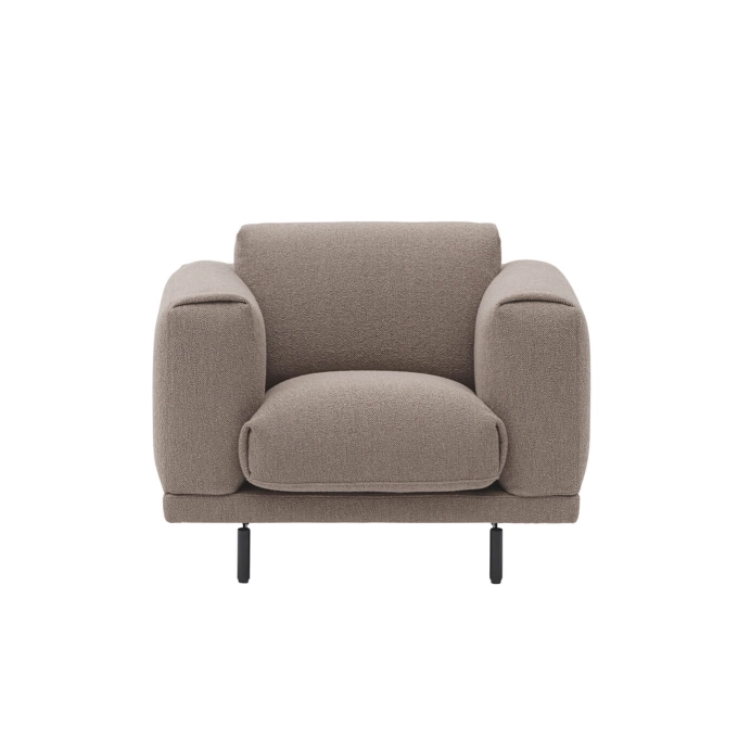 Fauteuil REST pieds métal Heart 6 MUUTO