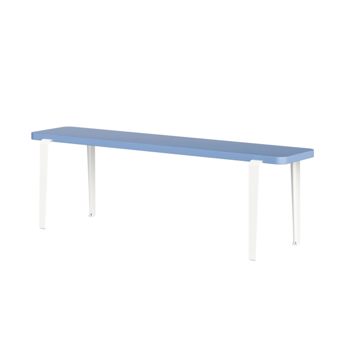 Designer Bench LOU Rock Blue/Cream White L 140 TIPTOE