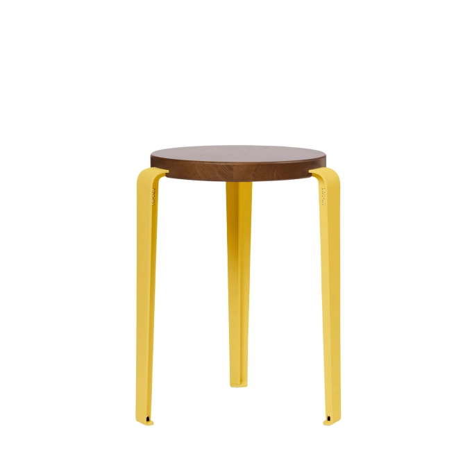 Stool LOU Tinted Oak/Brioche Yellow TIPTOE