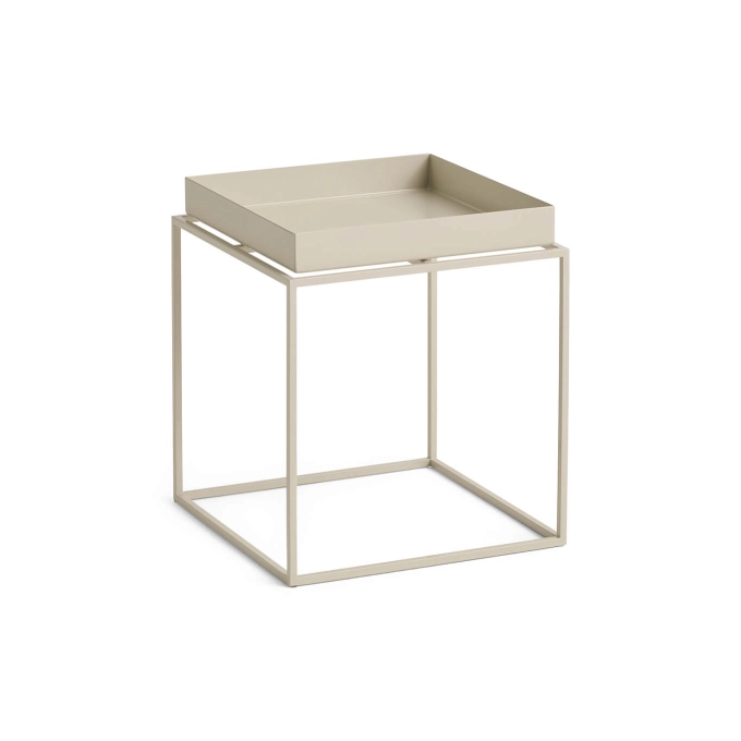 Table basse TRAY 30 x 30 Beige HAY
