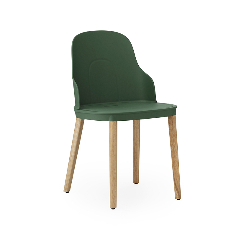 Chaise ALLEZ pieds chêne Vert Normann Copenhagen