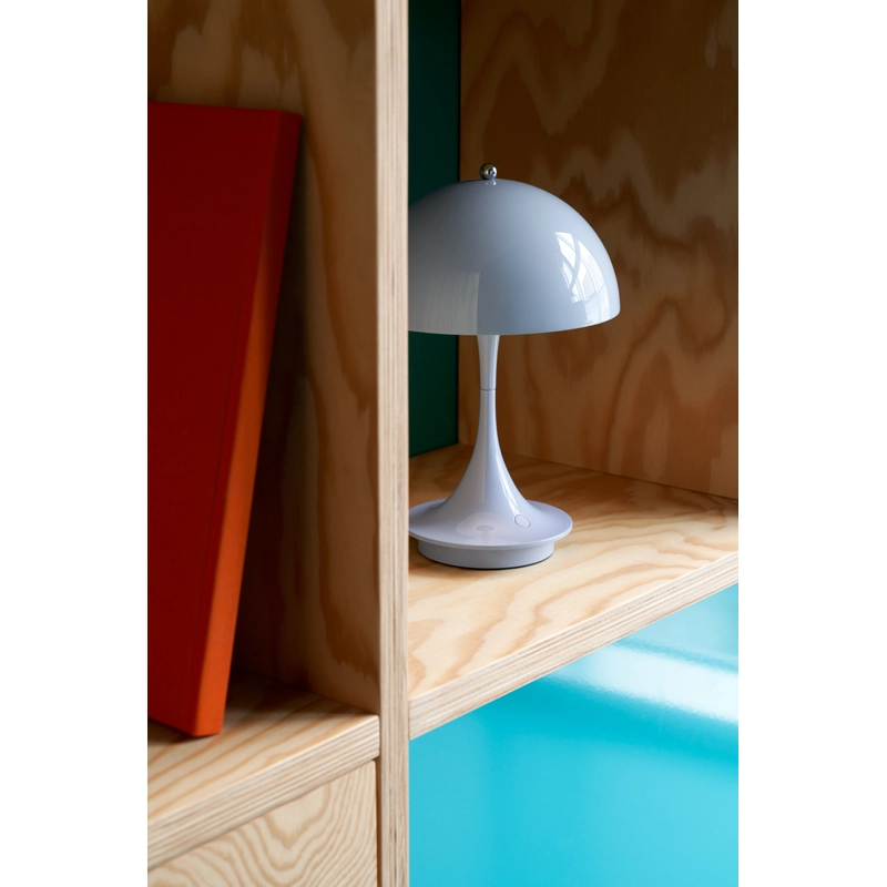 Table Lamp PANTHELLA 160 PORTABLE METAL V2 Pale Blue LOUIS POULSEN