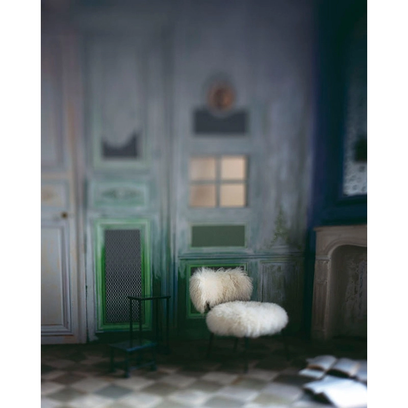 Easy chair NEPAL White Mongolia BAXTER MADE IN ITALY | SILVERA