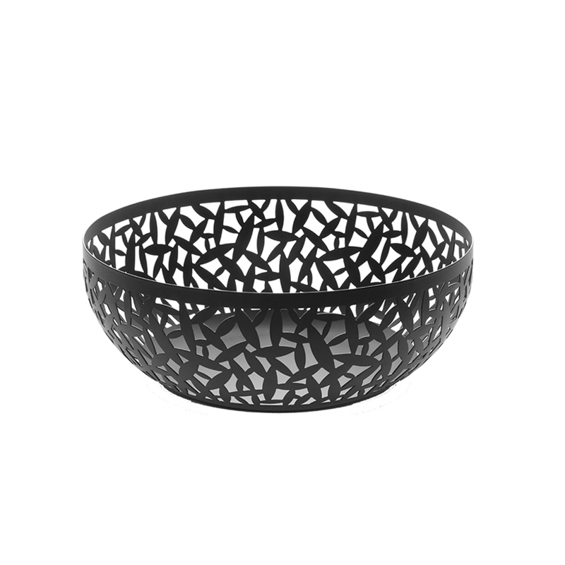 Table Centrepiece CACTUS fruit basket! Ø29 Black ALESSI | SILVERA
