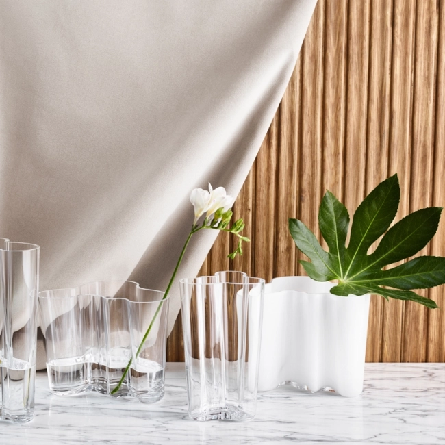 Vase Vase AALTO H 12 Transparent IITTALA | SILVERA