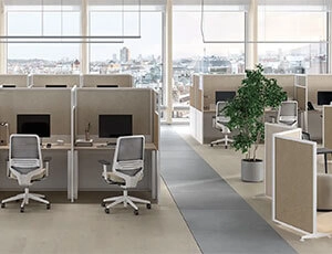 Second-life Office Divider Screen