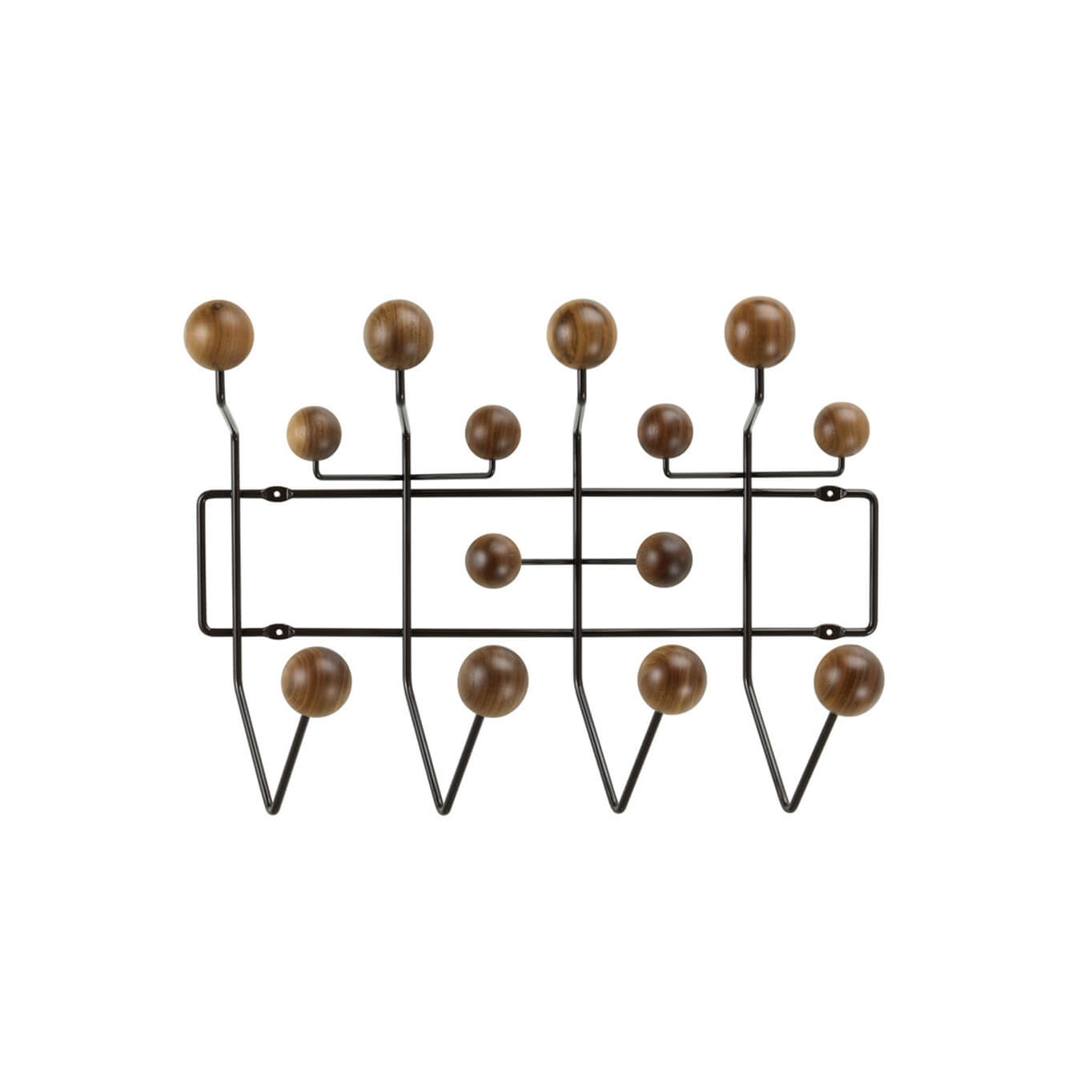 Coat Rack HANG IT ALL coat stand Walnut VITRA | SILVERA