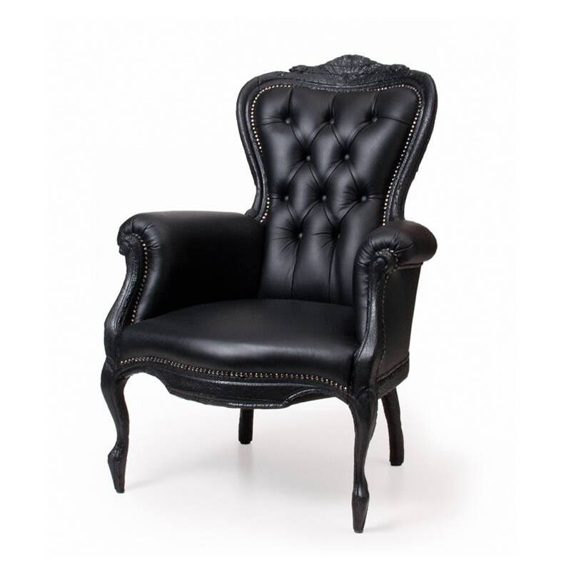 Easy chair SMOKE CHAIR Black MOOOI | SILVERA