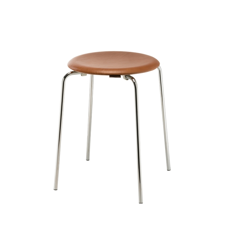 新品 未使用 AURALEE FRITZ HANSEN DOT STOOL Stool DOT walnut brown leather seat FRITZ HANSEN | SILVERA