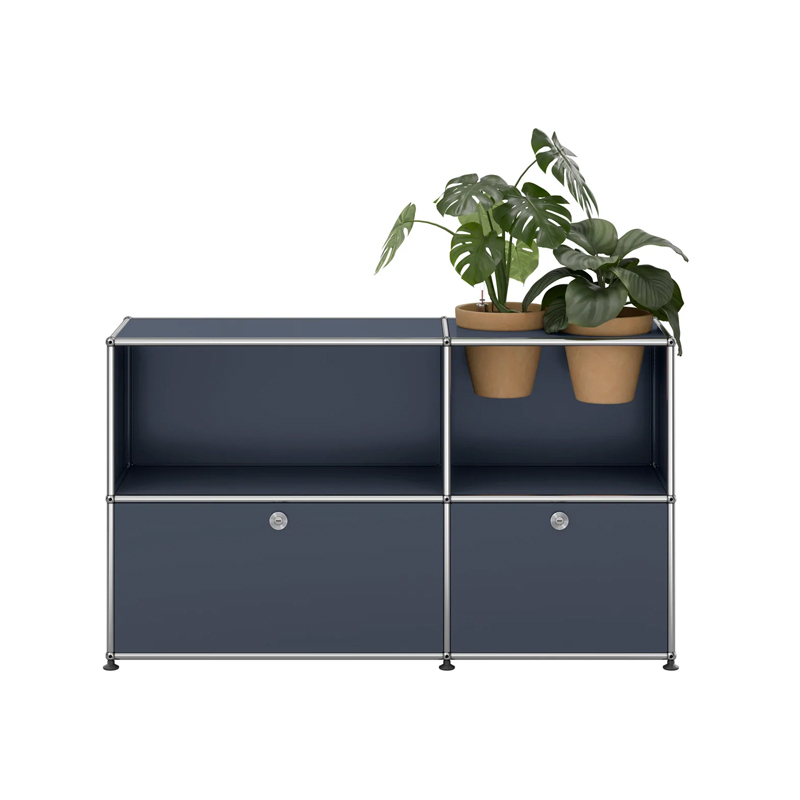 Meuble de rangement USM HALLER M57 Gris anthracite USM HALLER | SILVERA